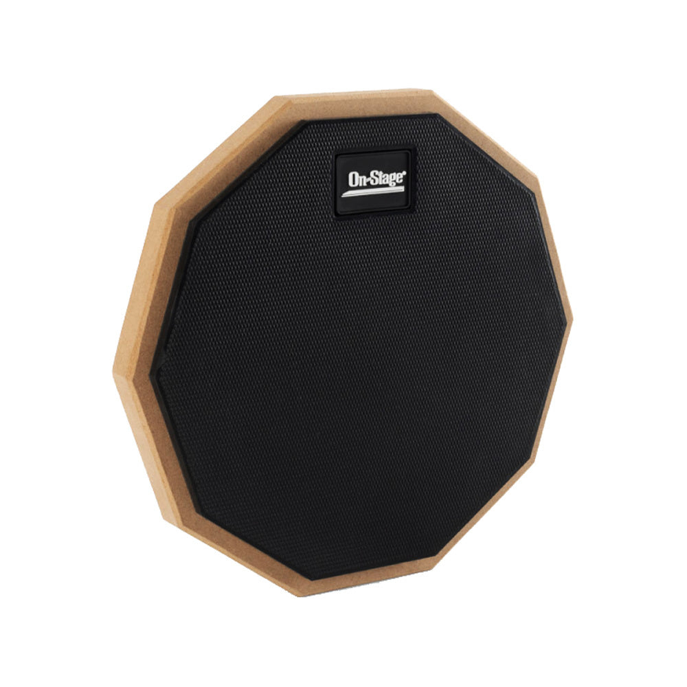 On Stage 8" Hexagonal Drum Practice Pad in Grey
