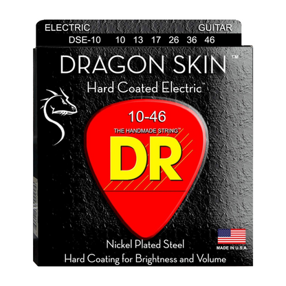 DR Dragon Skin Hard Coated Nickel Plated Electric Strings (Assorted Gauges)