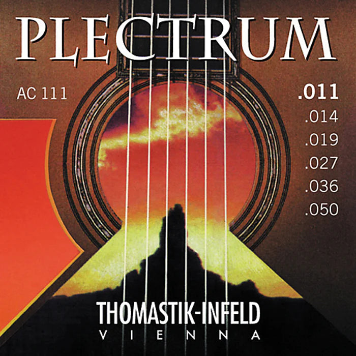 Thomastik-Infeld AC111 Plectrum Acoustic Brass Coated Steel Strings (11-50)