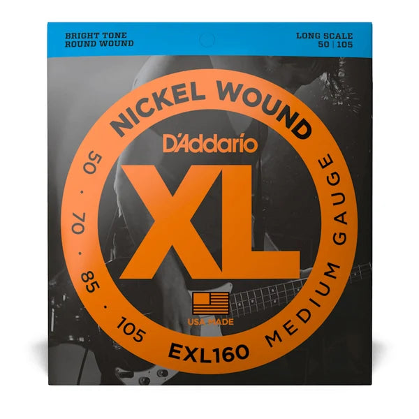 D'Addario EXL160 50-105 Electric Bass Guitar Strings