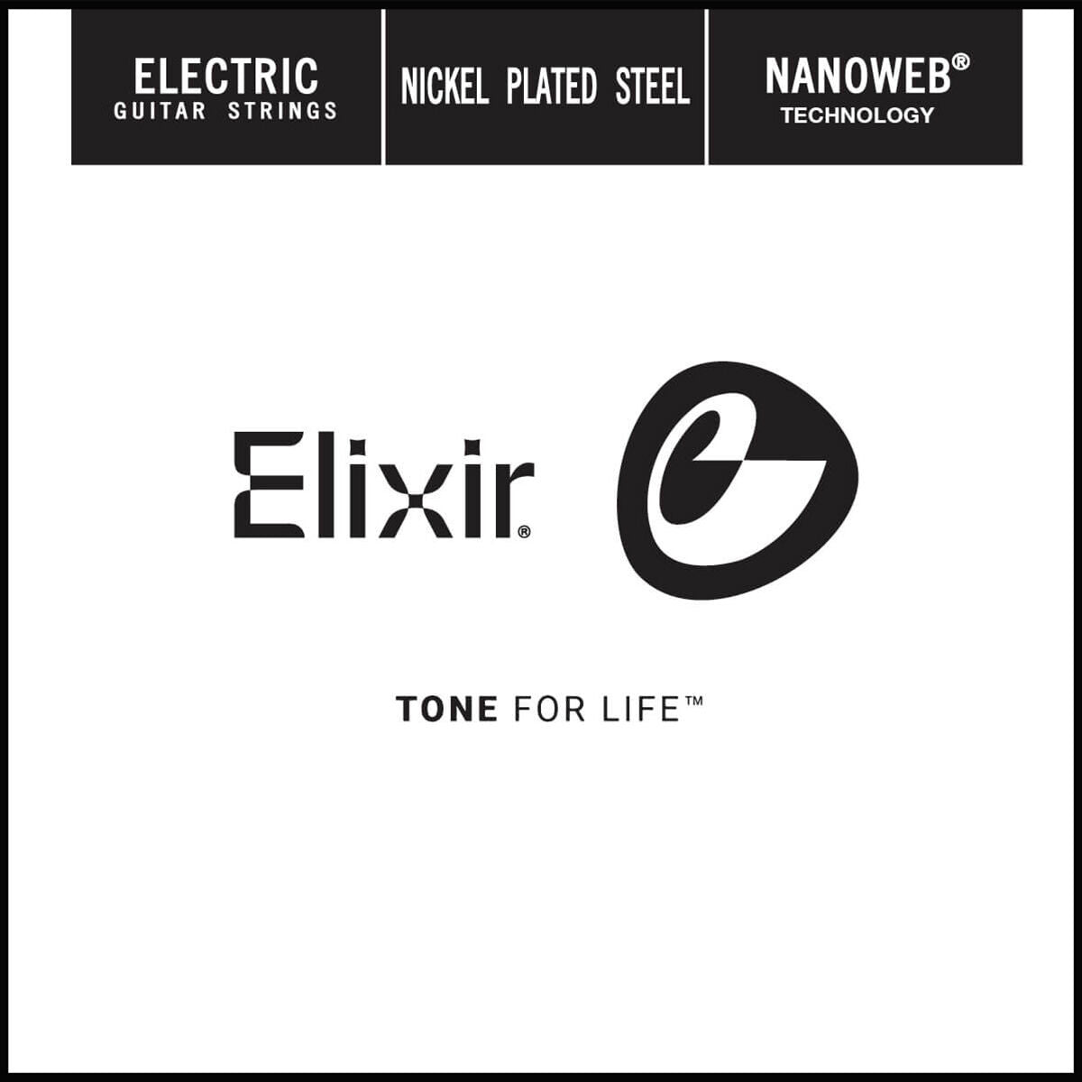 Elixir 15252 Nanoweb Single .052 Electric Guitar String