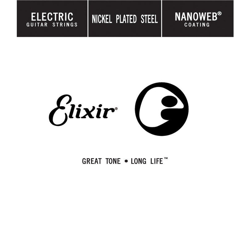 Elixir E15264 Nanoweb Single Electric Guitar String .064 Gauge
