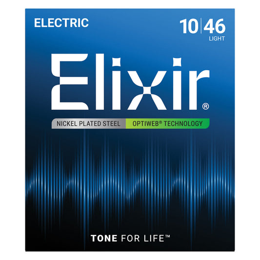 Elixir 19052 Optiweb Electric Guitar Strings - 10-46 Light