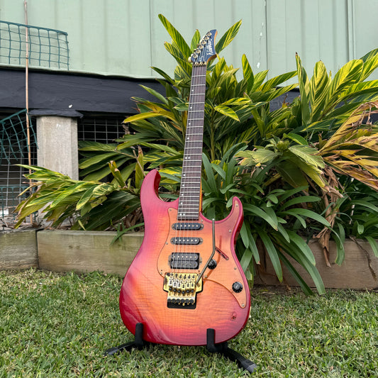 Washburn MG-70 Mercury Series - Red/Yellow Burst