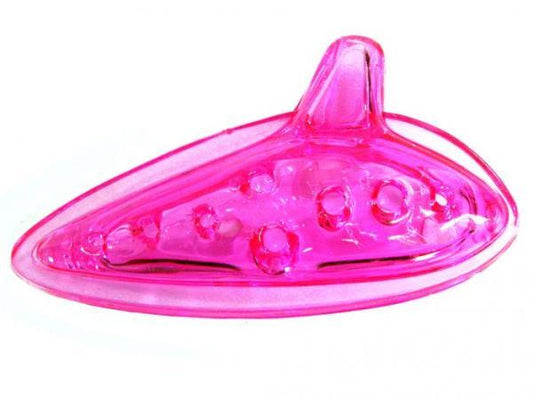 CPK ED422R Transparent Pink Plastic Ocarina