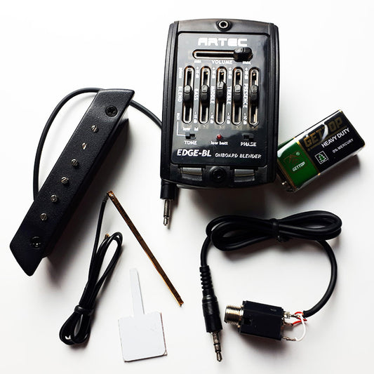 Artec EDGE-BL Preamp Blender System with Piezo & Magnetic Soundhole Pickups