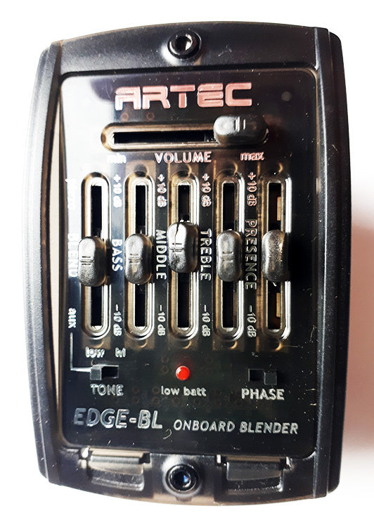 Artec EDGE-BL Preamp Blender System with Piezo & Magnetic Soundhole Pickups