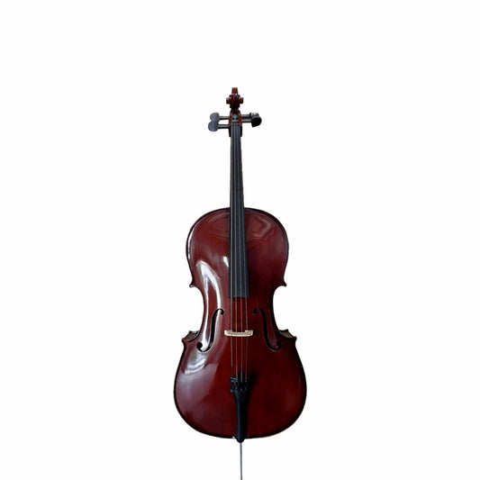 Ernst Keller Concerto Series 3/4 Size Cello Outfit in Natural Gloss Finish