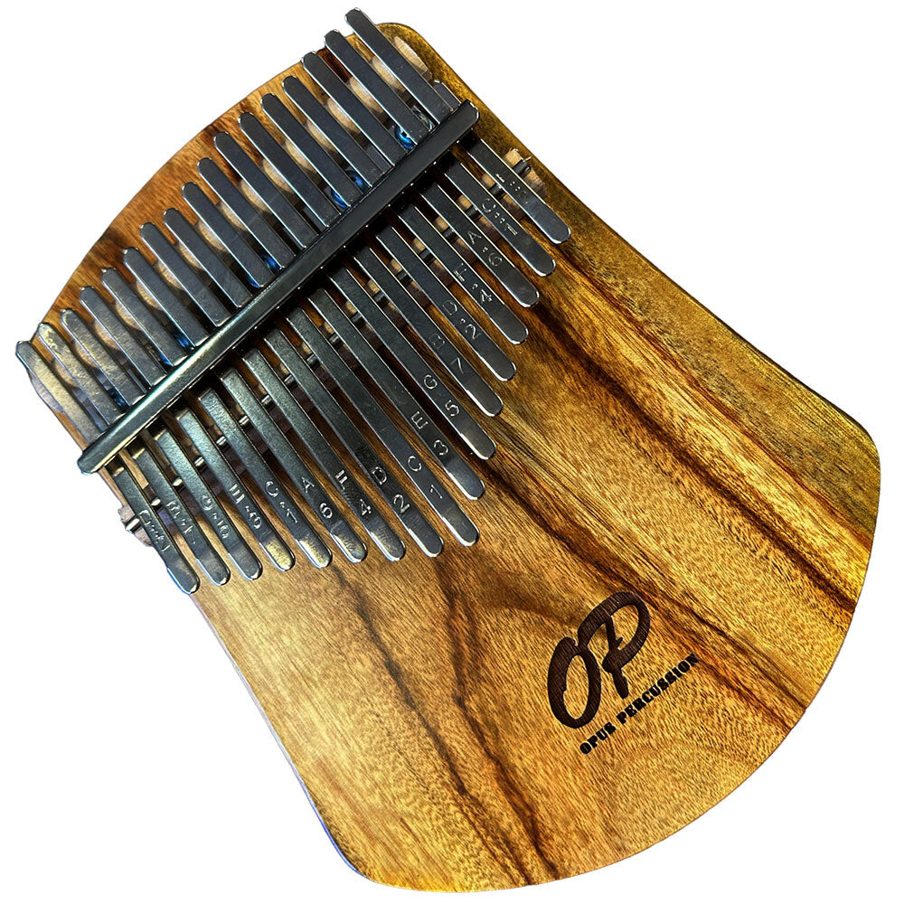 Opus Percussion EK17CCPA 17-Key Camphor Wood Kalimba Plate in Natural