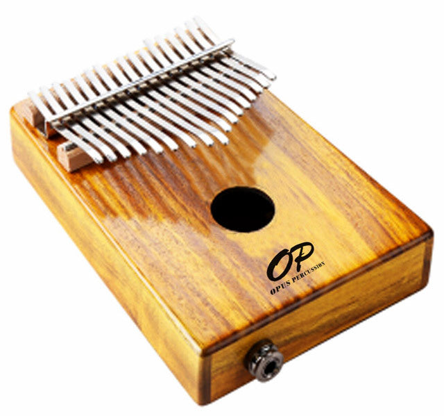 Opus Percussion EK17CKE 17-Key Koa Wood Kalimba with Pickup in Natural Gloss