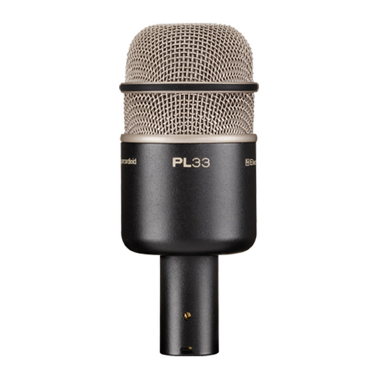 Electro-Voice PL33 Dynamic Supercardioid Bass Drum & Instrument Microphone