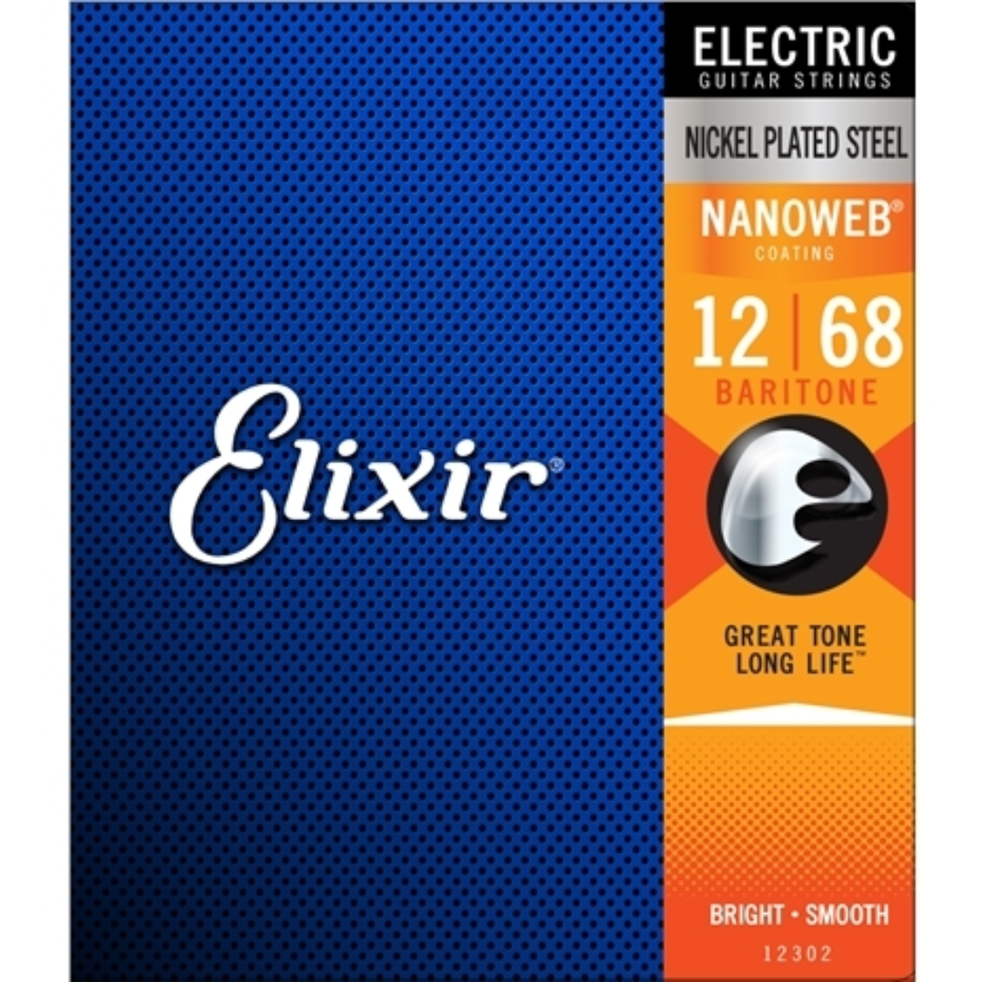 Elixir Nanoweb Nickel Plated Steel Electric Guitar Strings (Assorted Gauges)