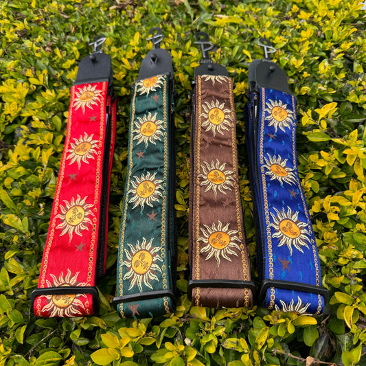 Perris Jacquard Suns Guitar Strap (Assorted Colours)