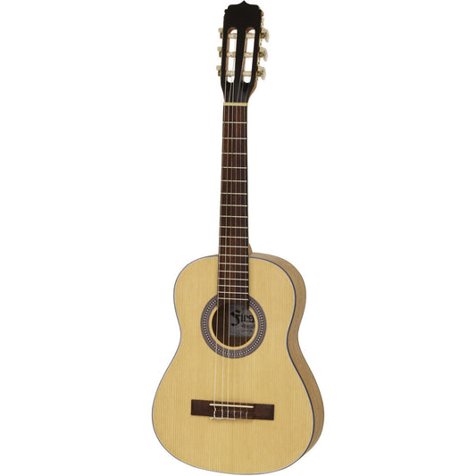 Aria Fiesta FSTC53N 1/2-Size Classical/Nylon String Guitar in Matte Natural