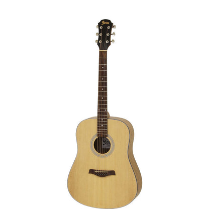 Aria Fiesta Series FSTD58N Traveller Acoustic Guitar in Natural Matte Finish