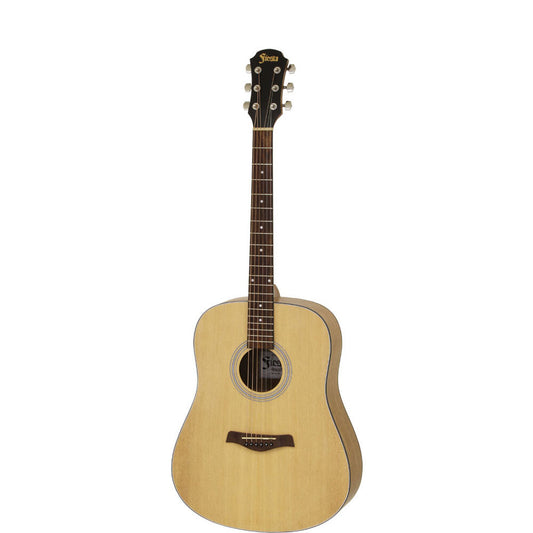 Aria Fiesta Series FSTD58N Traveller Acoustic Guitar in Natural Matte Finish