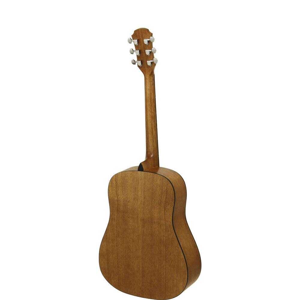 Aria Fiesta Series FSTD58TS Traveller Acoustic Guitar in Tobacco Sunburst Matte Finish