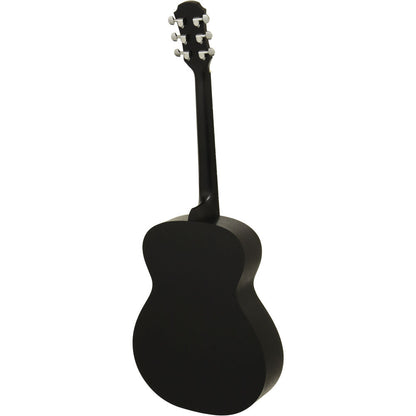 Aria Fiesta Series FSTF65BK Folk Acoustic Guitar in Black Matte Finish
