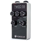 Foxgear Tweed 55 Americana Tone Tube Simulator Preamp Guitar Pedal