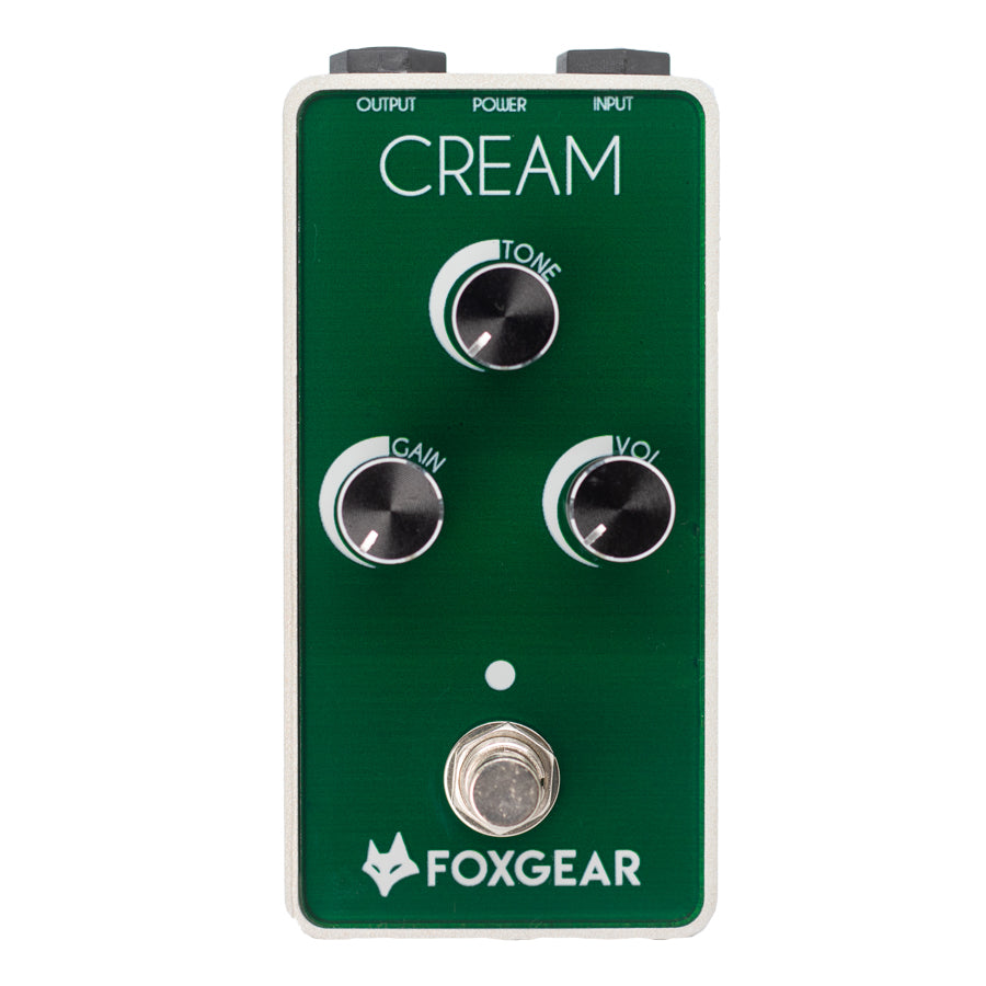 Foxgear Cream Vintage Overdrive Effects Pedal
