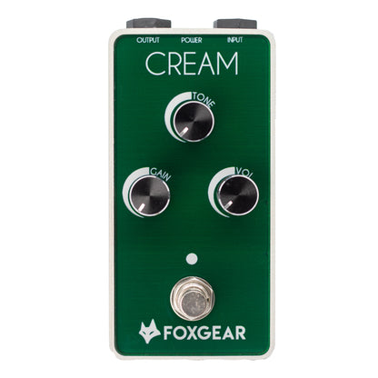 Foxgear Cream Vintage Overdrive Effects Pedal