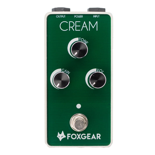 Foxgear Cream Vintage Overdrive Effects Pedal