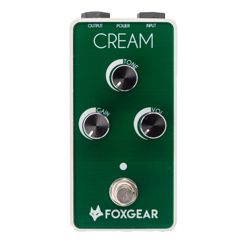 Foxgear Cream Vintage Overdrive Effects Pedal