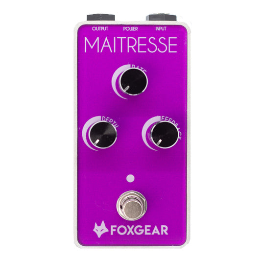 Foxgear Maitresse Vintage Analog Flanger Effects Pedal