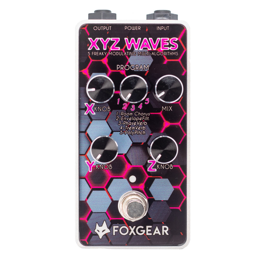 Foxgear XYZ Waves 5-Preset Digital Modulation Effects Pedal