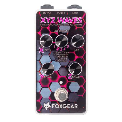 Foxgear XYZ Waves 5-Preset Digital Modulation Effects Pedal