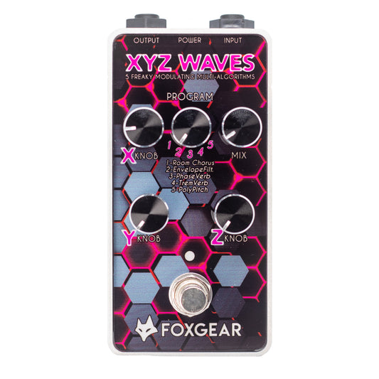 Foxgear XYZ Waves 5-Preset Digital Modulation Effects Pedal