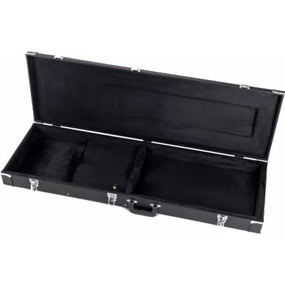 On Stage GCB6000B Hardshell Electric Bass Guitar Case in Black