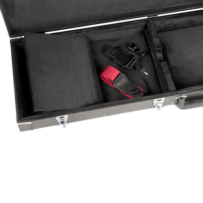 On Stage GCB6000B Hardshell Electric Bass Guitar Case in Black