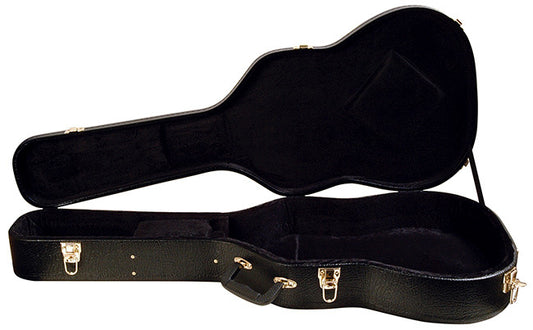 On Stage Shaped 335 Style Guitar Hardcase in Black
