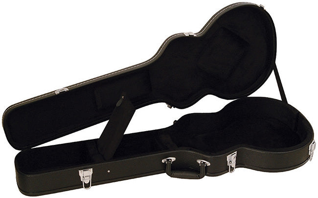 On Stage GCLP7000 Shaped LP Style Guitar Hardcase in Black