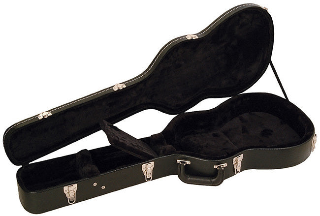 On Stage GCSG7000 Shaped SG Style Guitar Hardcase in Black