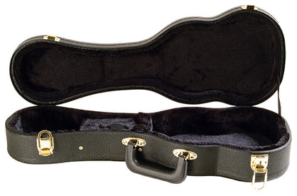 On Stage GCU4003 Shaped Soprano Ukulele Hardcase in Black