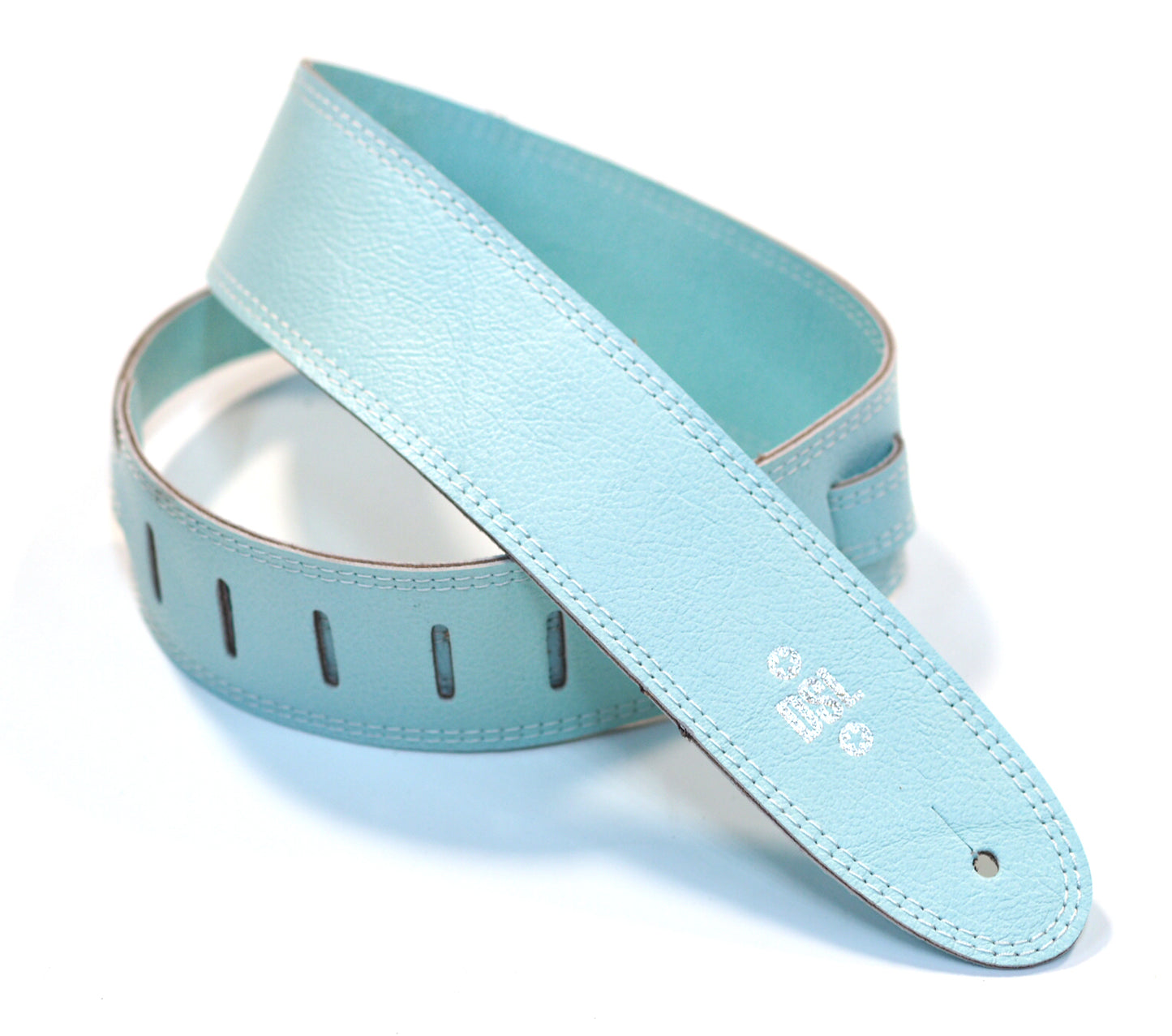 DSL GLG25-AQUA Triple Garment Leather Guitar Strap