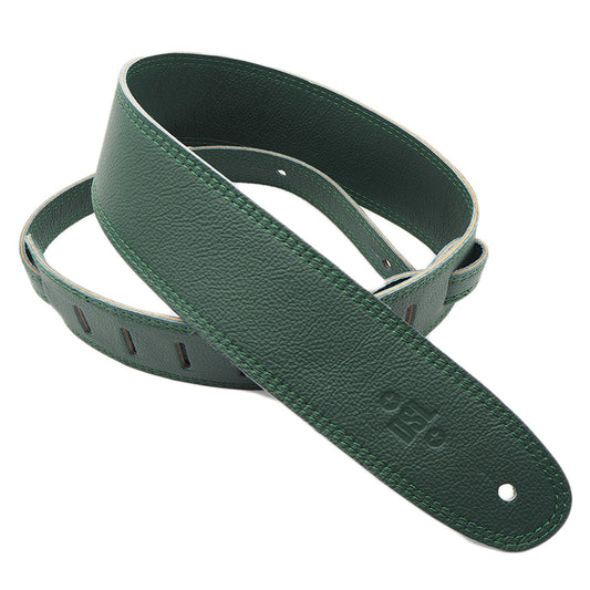 DSL GLG25-GREEN Triple Garment Leather Guitar Strap