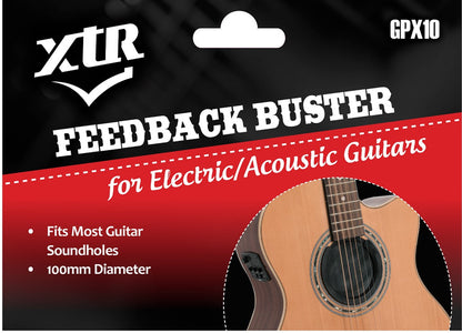 XTR Feedback Buster Soundhole Buffer for Acoustic/Electric Guitars