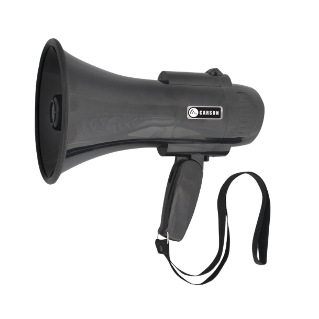 Carson 15W Portable Megaphone (Assorted Colours)