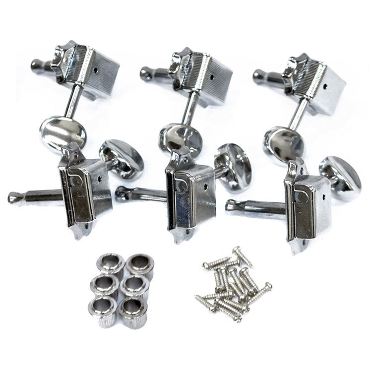 GT GTD17NI Acoustic/Electric Kluson Style Tuning Machines in Nickel Finish (3+3)