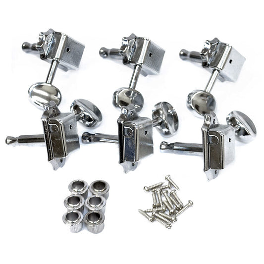 GT GTD17NI Acoustic/Electric Kluson Style Tuning Machines in Nickel Finish (3+3)
