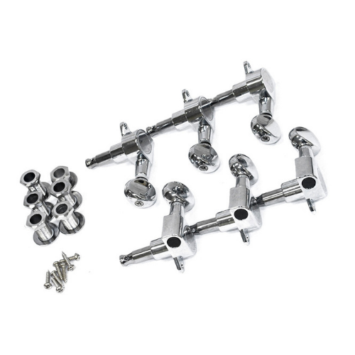 GT GTD19CR Electric Guitar Sealed Tuning Machines in Chrome Finish (6-inline)
