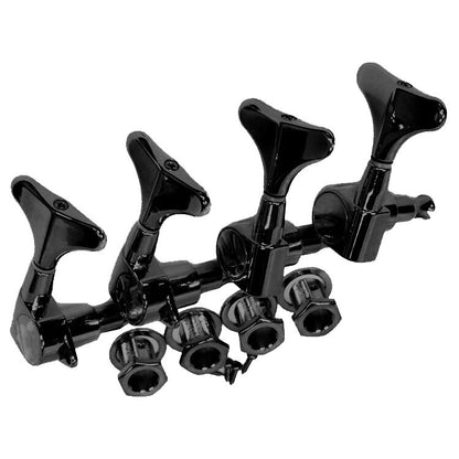GT GTD27BK Electric Bass Guitar Sealed Tuning Machines in Black Finish (2+2)