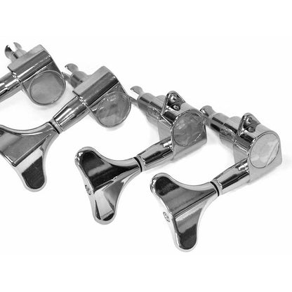 GT GTD27CR Electric Bass Guitar Sealed Tuning Machines in Chrome Finish (2+2)
