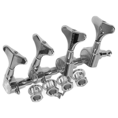 GT GTD27CR Electric Bass Guitar Sealed Tuning Machines in Chrome Finish (2+2)