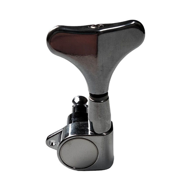 GT GTD27LEFTH Left-Handed Electric Bass Guitar Sealed Tuning Machines in Chrome Finish (4-Inline)