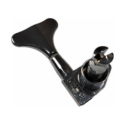 GT GTD27LEFTH Left-Handed Electric Bass Guitar Sealed Tuning Machines in Chrome Finish (4-Inline)