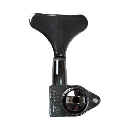 GT GTD27LEFTH Left-Handed Electric Bass Guitar Sealed Tuning Machines in Chrome Finish (4-Inline)